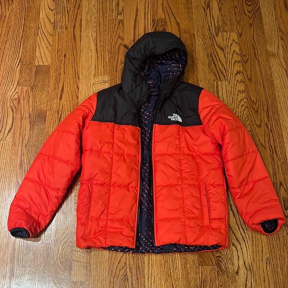 The North Face Blue Orange and Black Puffer Size L (14/16) - Picture 1 of 5